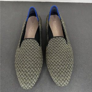 Rothy's Almond Loafer in Sparkle Herringbone Size 7.5